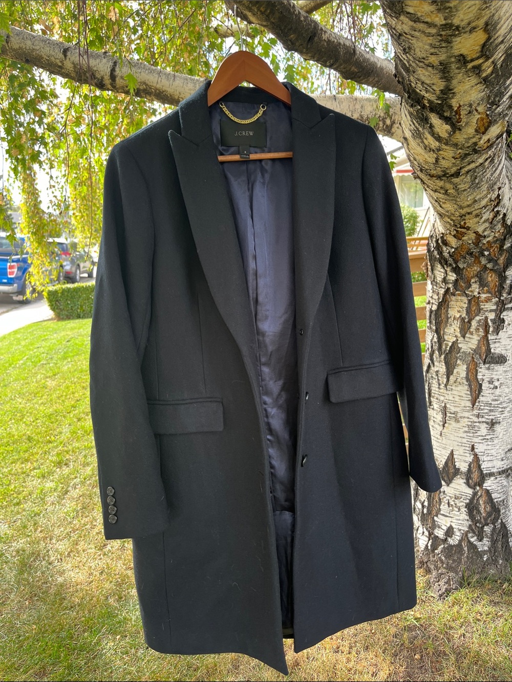 J. Crew Black women’s Wool Sport Coat Overcoat